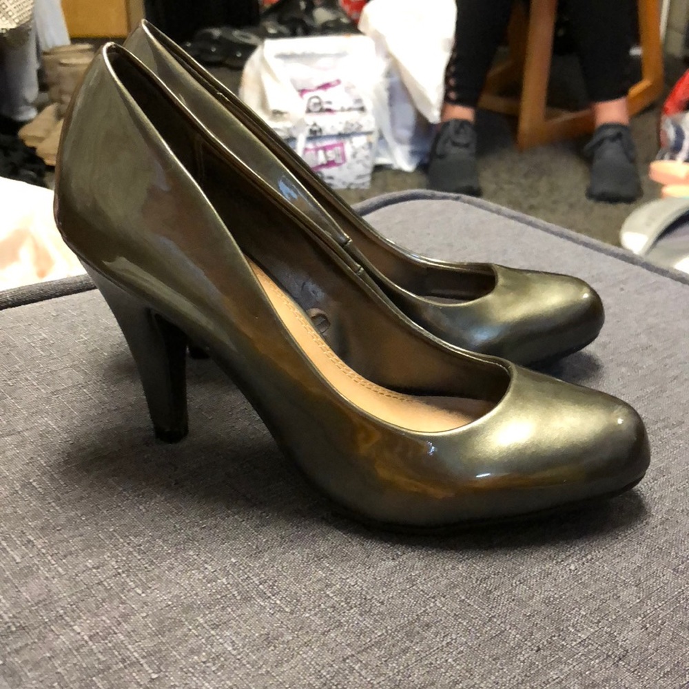 Worn twice heels
